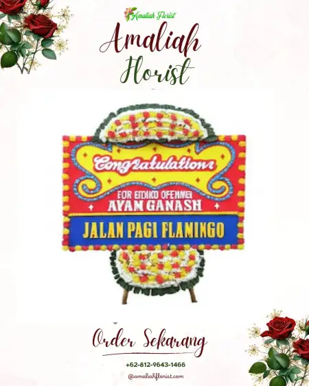 Sewa Papan Bunga Pematang Karau